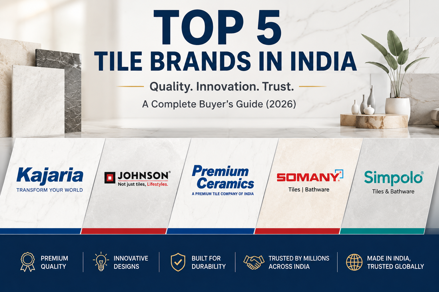 Top 5 Tile Brands in India: A Complete Buyer's Guide (2026)